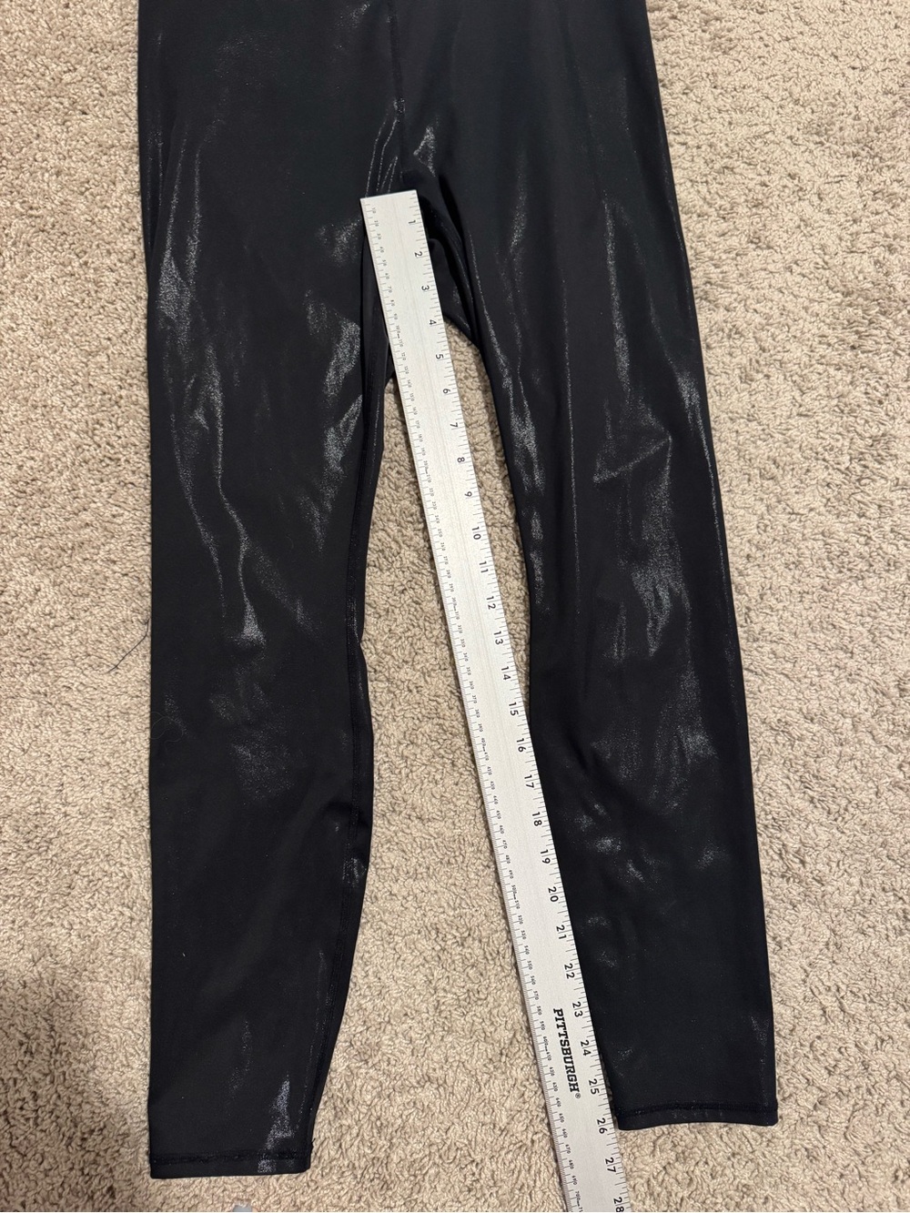 Fabletics Sleek Black High-Waist Leggings - Picture 4 of 6